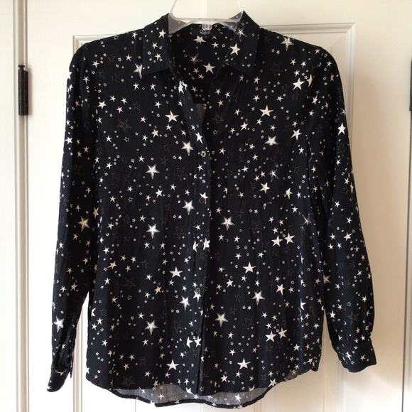 Rails Rocsi Shirt - Constellations Noemi Black Galaxy Sz S - Picture 2 of 8